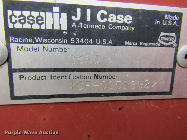 image for item DE6741 1992 Case IH 8480 round baler