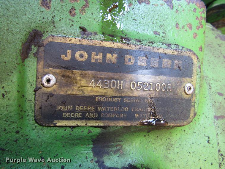 image for item DE6767 1976 John Deere 4430 tractor
