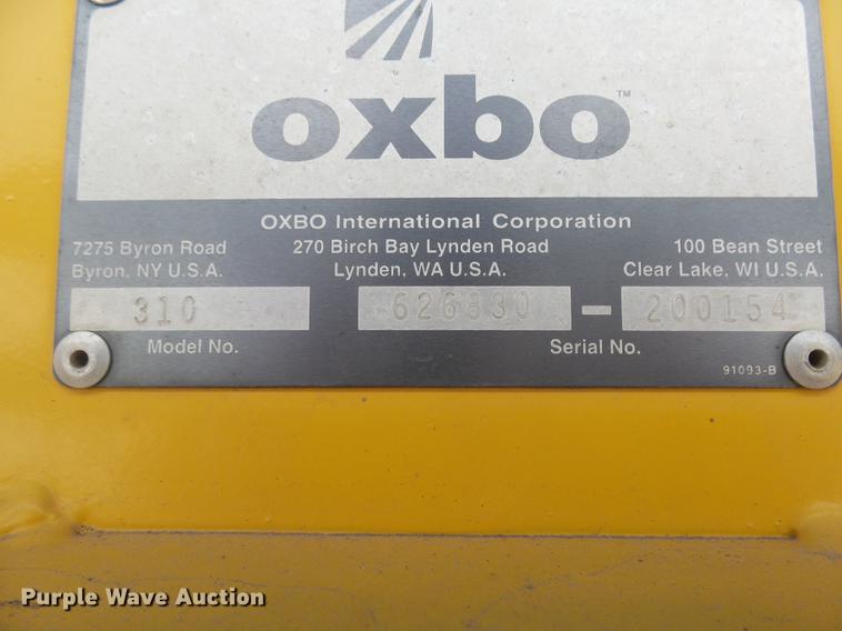 image for item DX9081 2008 Oxbo Avalanche 310 hay merger