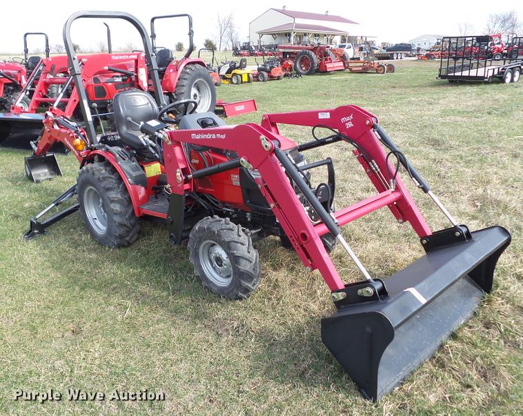 image for item DZ9316 2015 Mahindra MAX26XLHST MFWD tractor