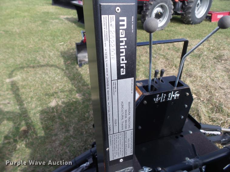 image for item DZ9316 2015 Mahindra MAX26XLHST MFWD tractor