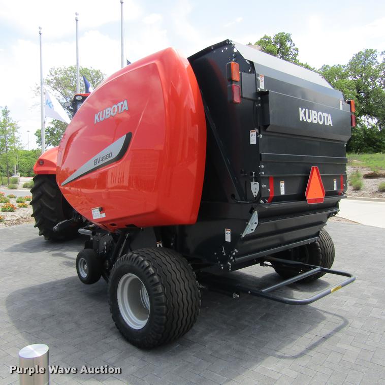image for item EB9539 2017 Kubota BV4580 round baler