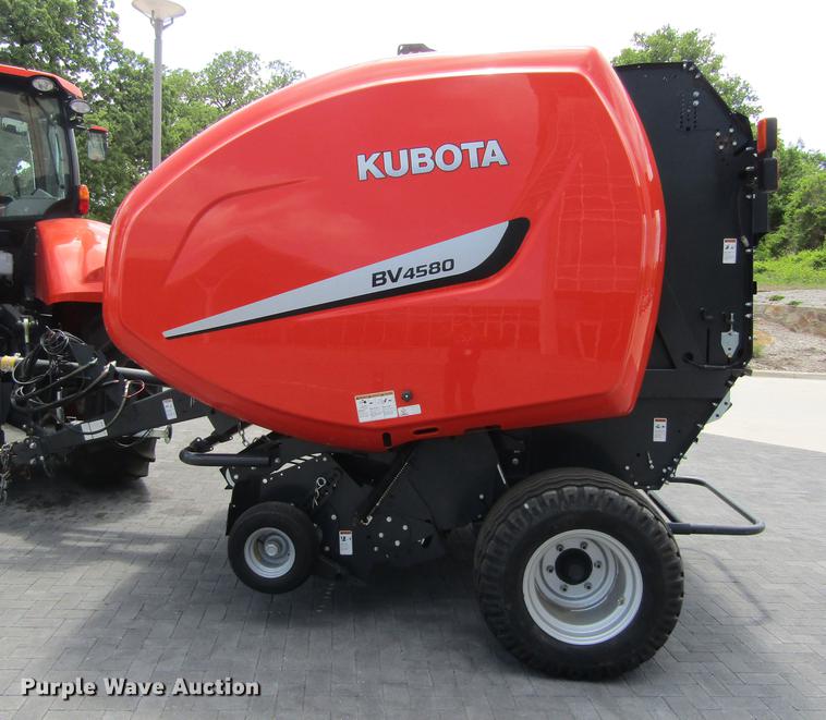 image for item EB9539 2017 Kubota BV4580 round baler