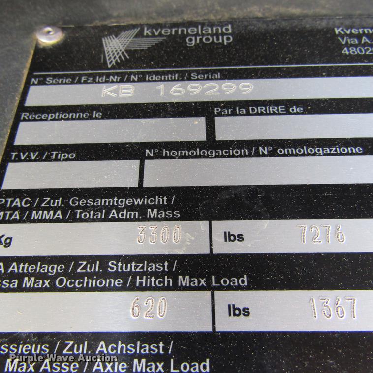 image for item EB9540 2017 Kubota BV4580 round baler