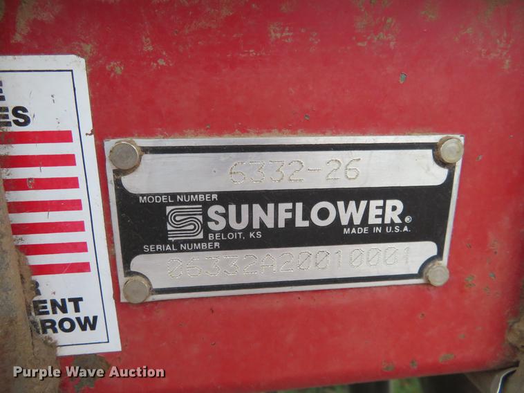 image for item EJ9540 Sunflower 6332 land finisher