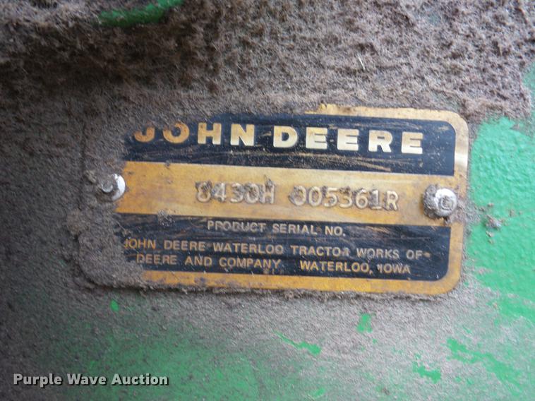 image for item J8525 1978 John Deere 8430 4WD tractor
