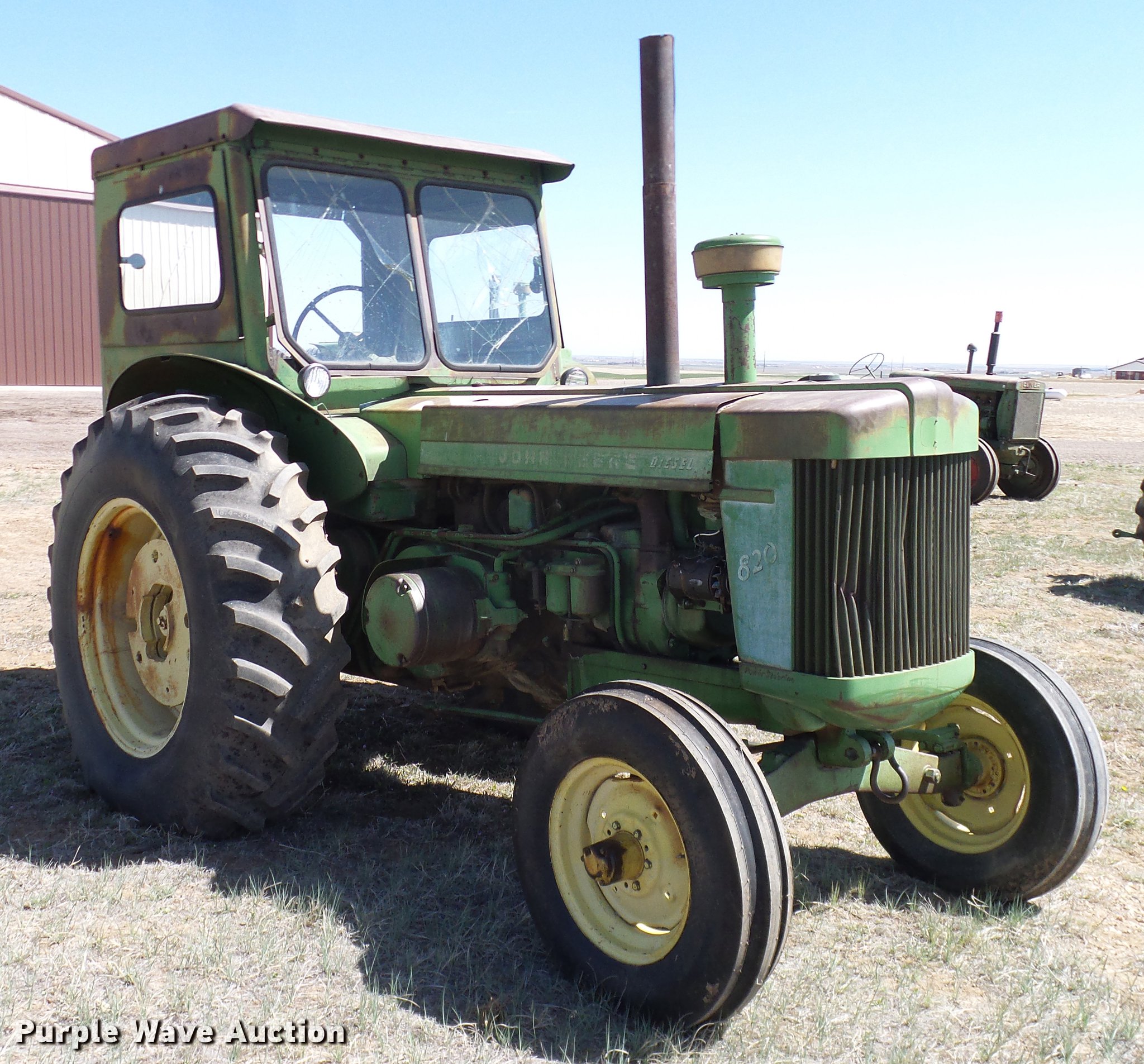1958 John Deere 820 tractor in Hudson, CO Item DD1263 sold Purple Wave