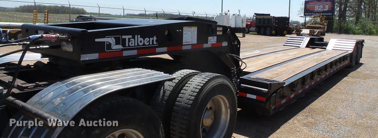 image for item DB7152 2001 Talbert low boy equipment trailer