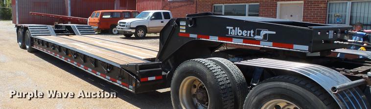 image for item DB7152 2001 Talbert low boy equipment trailer