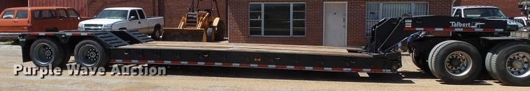image for item DB7152 2001 Talbert low boy equipment trailer