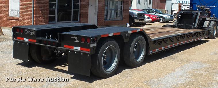 image for item DB7152 2001 Talbert low boy equipment trailer