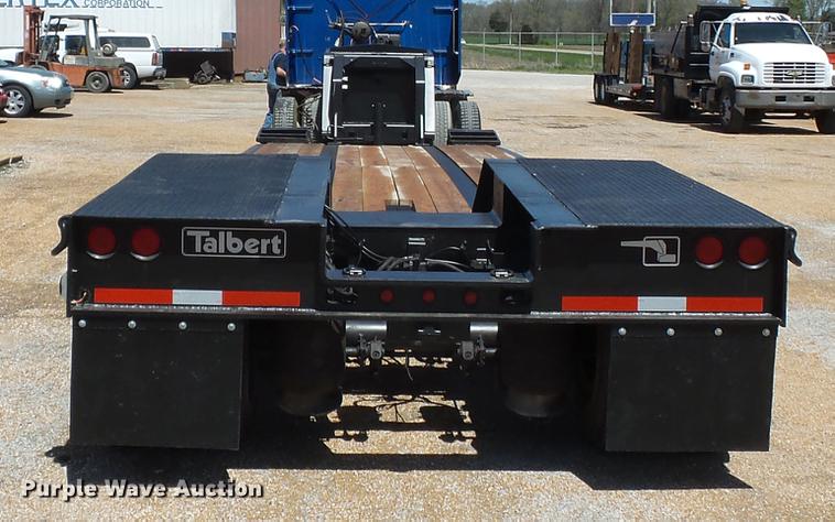 image for item DB7152 2001 Talbert low boy equipment trailer