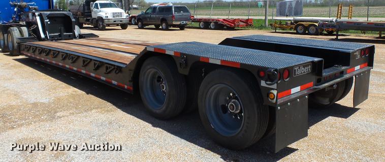 image for item DB7152 2001 Talbert low boy equipment trailer