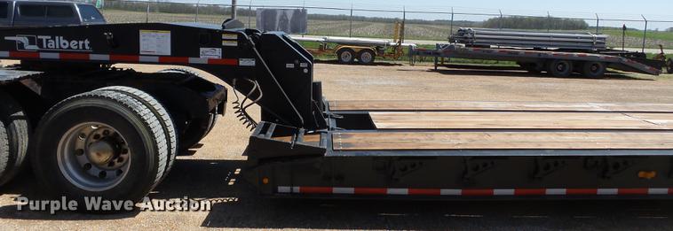 image for item DB7152 2001 Talbert low boy equipment trailer