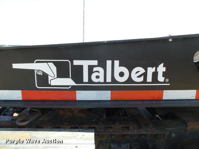 image for item DB7152 2001 Talbert low boy equipment trailer