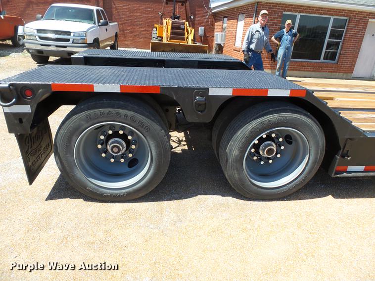 image for item DB7152 2001 Talbert low boy equipment trailer