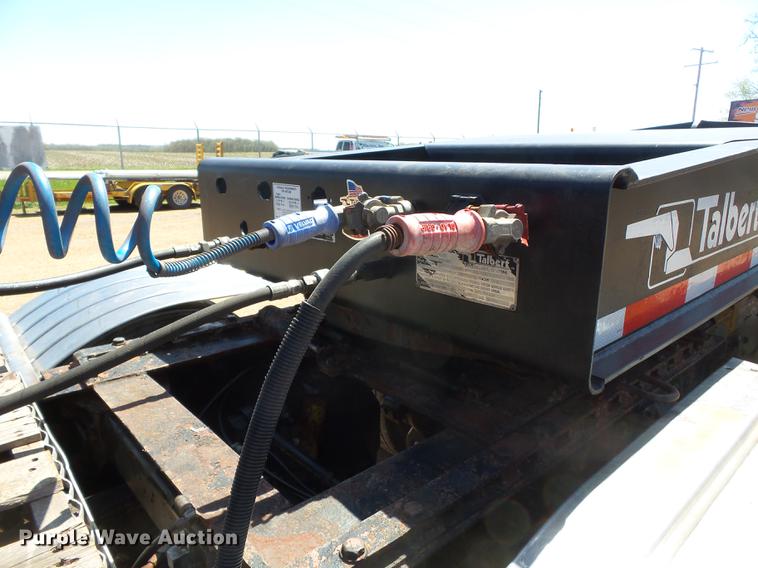 image for item DB7152 2001 Talbert low boy equipment trailer