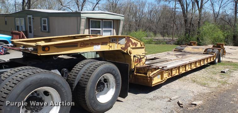 image for item DB7168 1989 Eager Beaver 356SL lowboy equipment trailer
