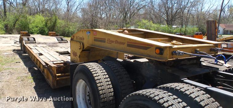 image for item DB7168 1989 Eager Beaver 356SL lowboy equipment trailer