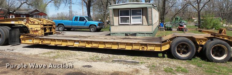 image for item DB7168 1989 Eager Beaver 356SL lowboy equipment trailer