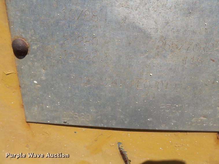 image for item DB7168 1989 Eager Beaver 356SL lowboy equipment trailer