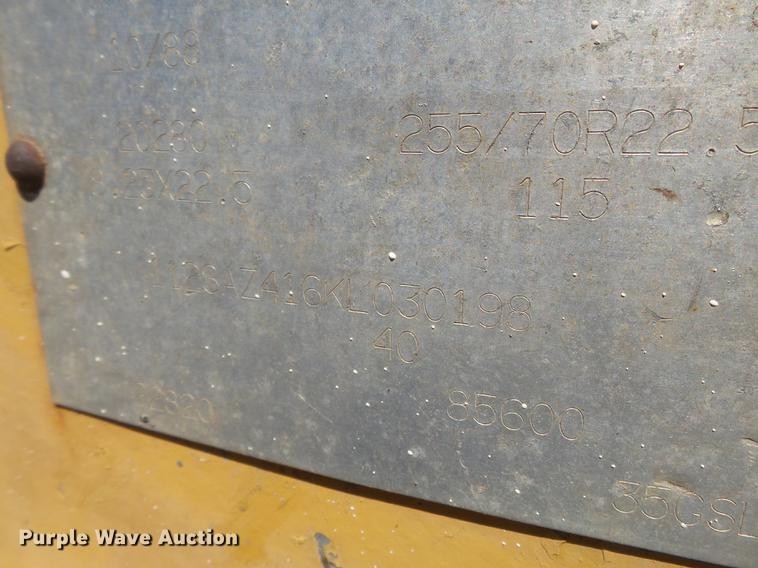 image for item DB7168 1989 Eager Beaver 356SL lowboy equipment trailer