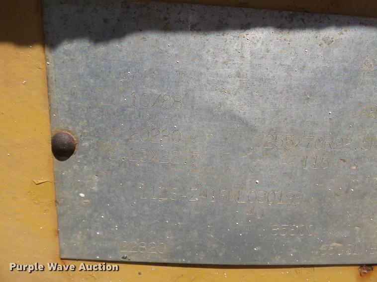 image for item DB7168 1989 Eager Beaver 356SL lowboy equipment trailer