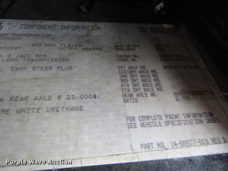 image for item DC4261 1998 Freightliner FLD120 semi truck