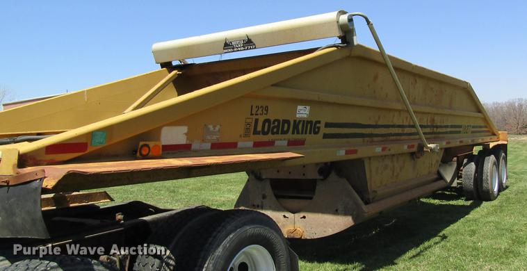 image for item DC4275 1992 Load King 1827-2-2 bottom dump trailer