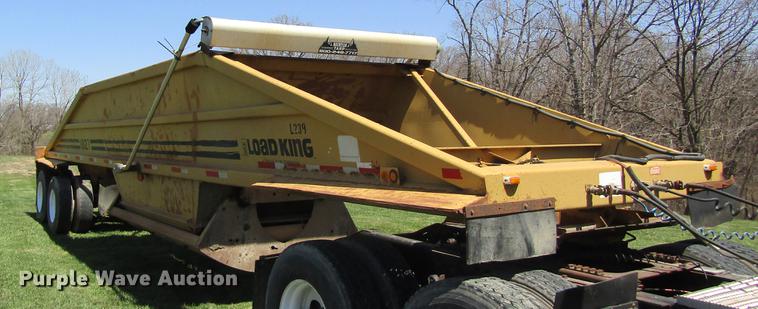 image for item DC4275 1992 Load King 1827-2-2 bottom dump trailer