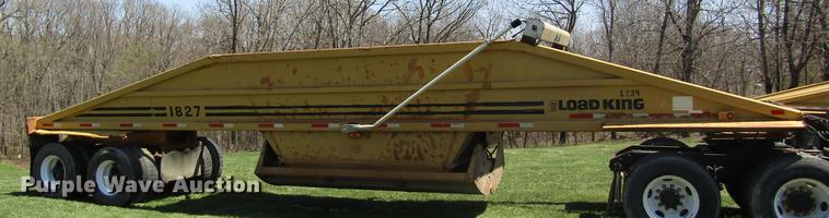 image for item DC4275 1992 Load King 1827-2-2 bottom dump trailer