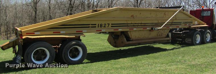 image for item DC4275 1992 Load King 1827-2-2 bottom dump trailer