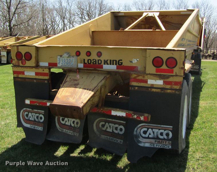image for item DC4275 1992 Load King 1827-2-2 bottom dump trailer