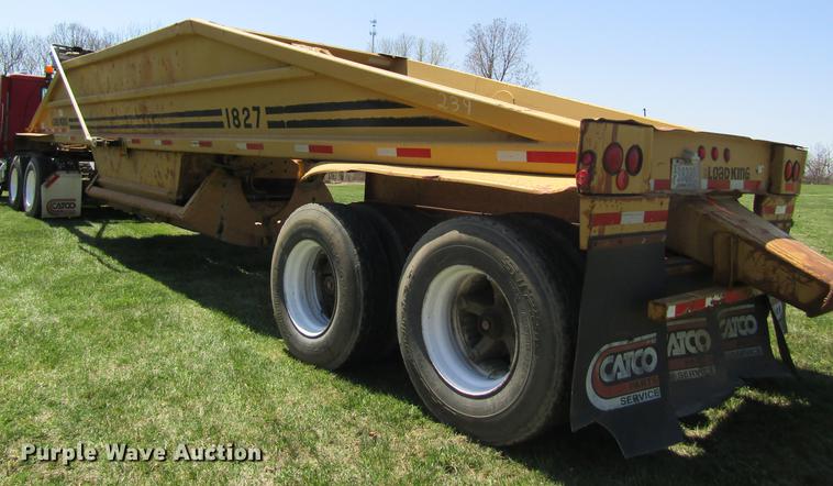 image for item DC4275 1992 Load King 1827-2-2 bottom dump trailer