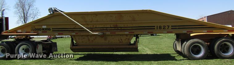 image for item DC4275 1992 Load King 1827-2-2 bottom dump trailer