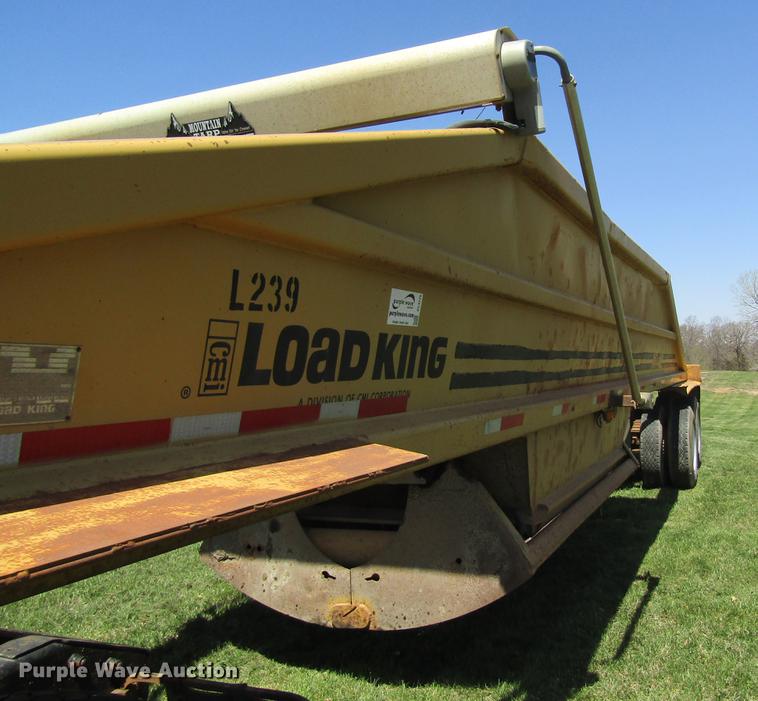 image for item DC4275 1992 Load King 1827-2-2 bottom dump trailer
