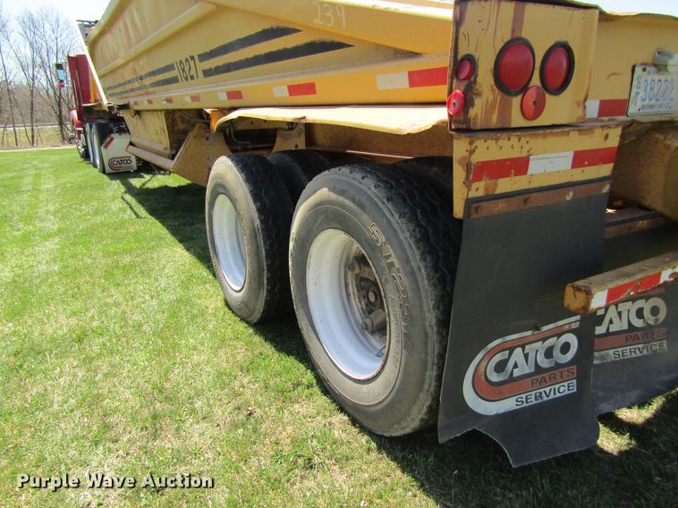 image for item DC4275 1992 Load King 1827-2-2 bottom dump trailer