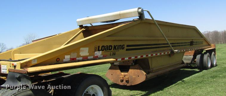 image for item DC4276 1998 Load King 2060-40-2 bottom dump trailer
