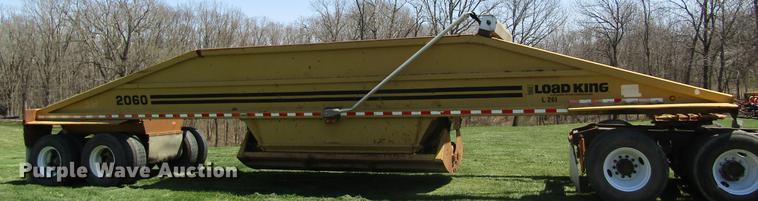 image for item DC4276 1998 Load King 2060-40-2 bottom dump trailer