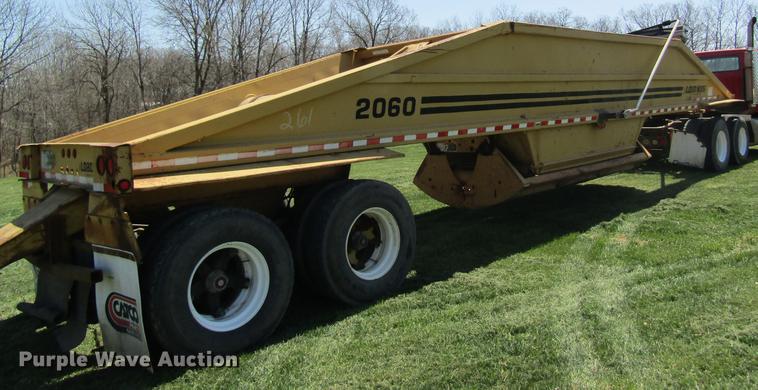 image for item DC4276 1998 Load King 2060-40-2 bottom dump trailer