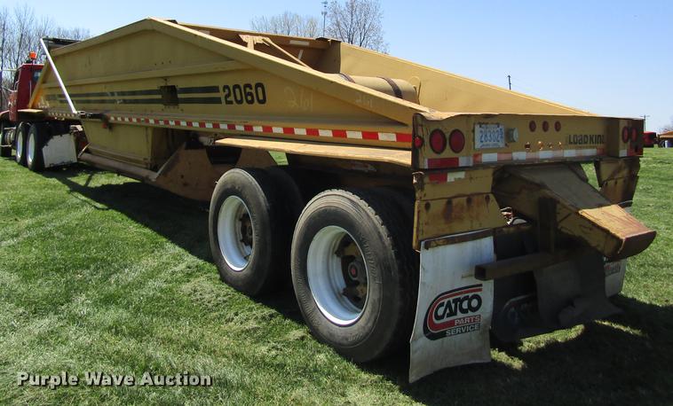 image for item DC4276 1998 Load King 2060-40-2 bottom dump trailer