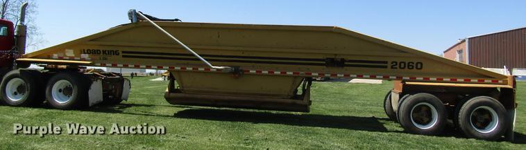 image for item DC4276 1998 Load King 2060-40-2 bottom dump trailer