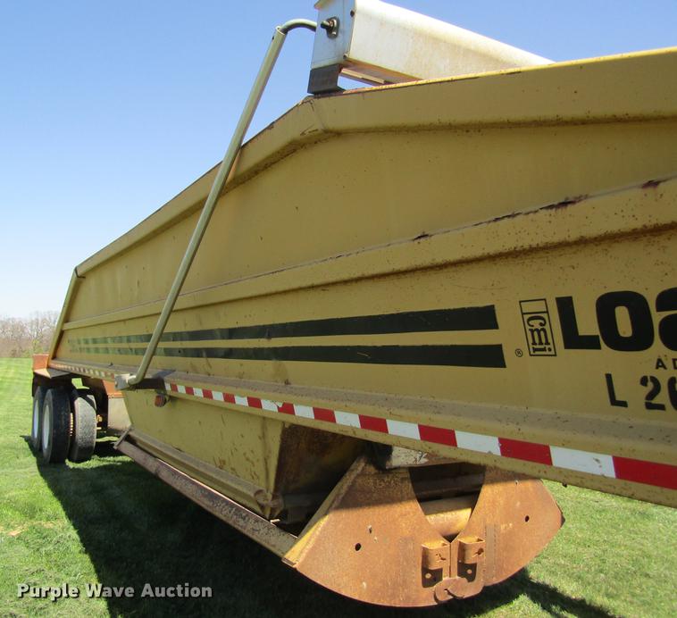 image for item DC4276 1998 Load King 2060-40-2 bottom dump trailer
