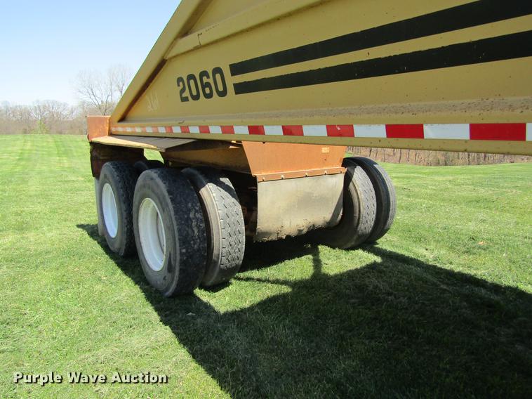 image for item DC4276 1998 Load King 2060-40-2 bottom dump trailer