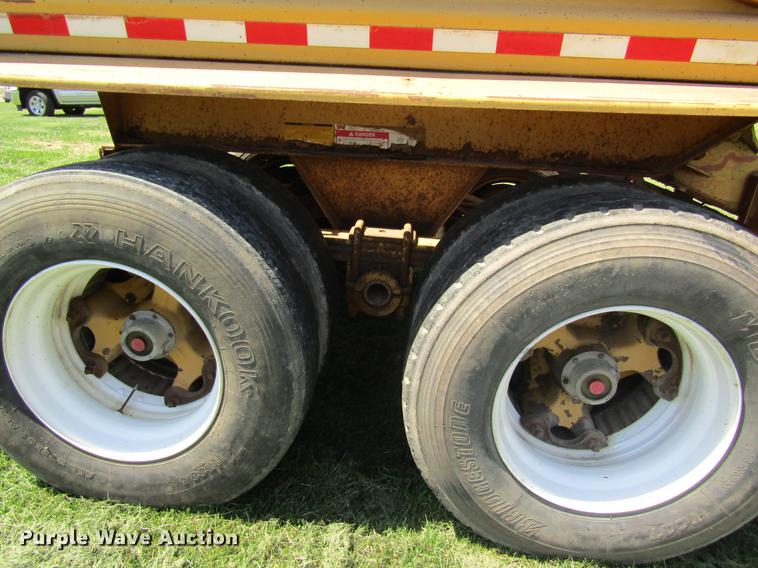 image for item DC4276 1998 Load King 2060-40-2 bottom dump trailer