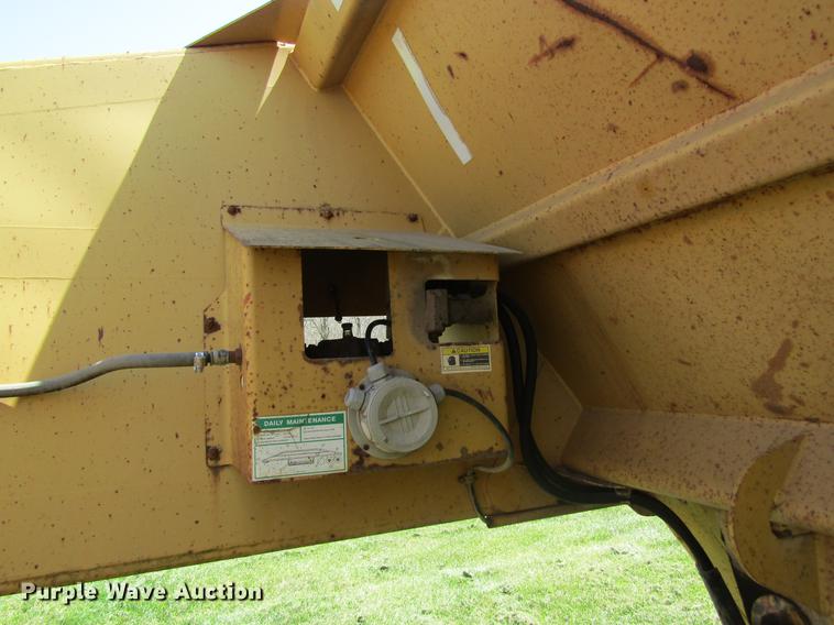 image for item DC4276 1998 Load King 2060-40-2 bottom dump trailer