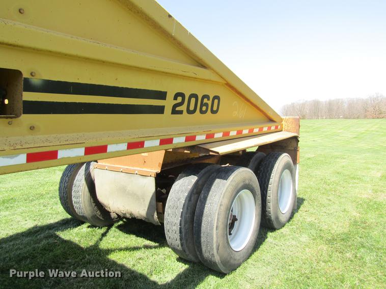 image for item DC4276 1998 Load King 2060-40-2 bottom dump trailer