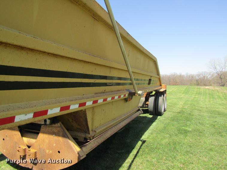 image for item DC4276 1998 Load King 2060-40-2 bottom dump trailer