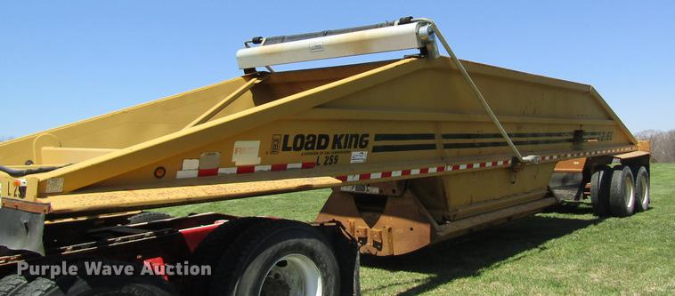 image for item DC4277 1998 Load King 2060-40-2 bottom dump trailer