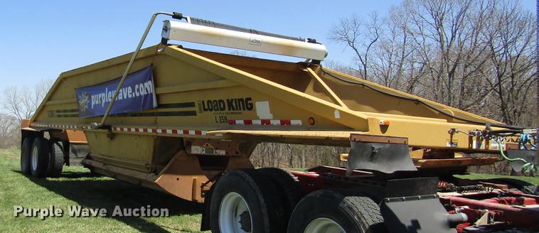 image for item DC4277 1998 Load King 2060-40-2 bottom dump trailer
